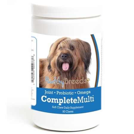 Healthy Breeds Briard all in one Multivitamin Soft Chew, 90PK 192959009736